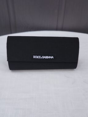 Dolce & Gabbana Black Sunglasses Case with Logo Empty Case Only